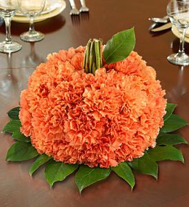 Fresh Flower Pumpkin by Rich Mar Florist