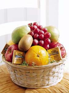 Fruit & Chocolate Basket by Rich Mar Florist