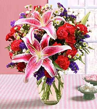 Spirited Mixed Bouquet by Rich Mar Florist