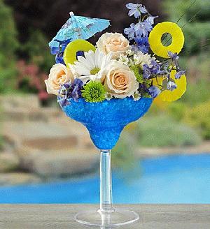 Summertime Blues Martini by Rich Mar Florist