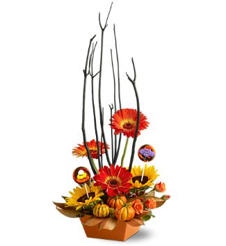 Trick or Treat Bouquet by Rich Mar Florist