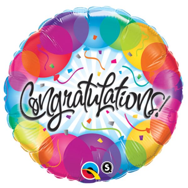 Congratulations Mylar Balloon by Rich Mar Florist