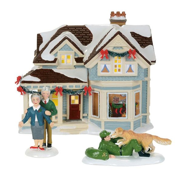Snow Village Home For Holidays by Department 56 by Rich Mar Florist