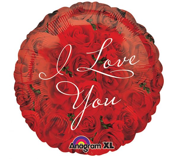 I Love You Mylar Balloon by Rich Mar Florist