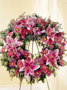 Loving Remembrance Wreath by Rich Mar Florist
