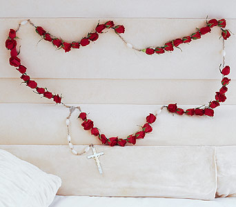 Rosary of Red Roses by Rich Mar Florist