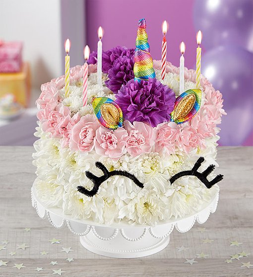 Unicorn Birthday Wishes by Rich Mar Florist